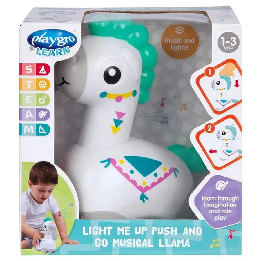 LIGHT ME UP PUSH AND GO MUSICAL LLAMA