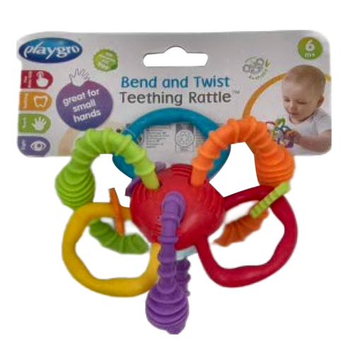 Bend and Twist Teething Rattle