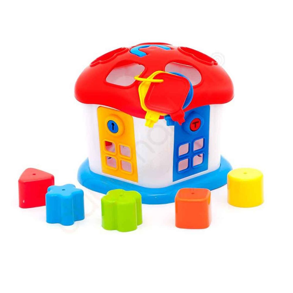 Shape Sorter Sweet House With Lockable Doors