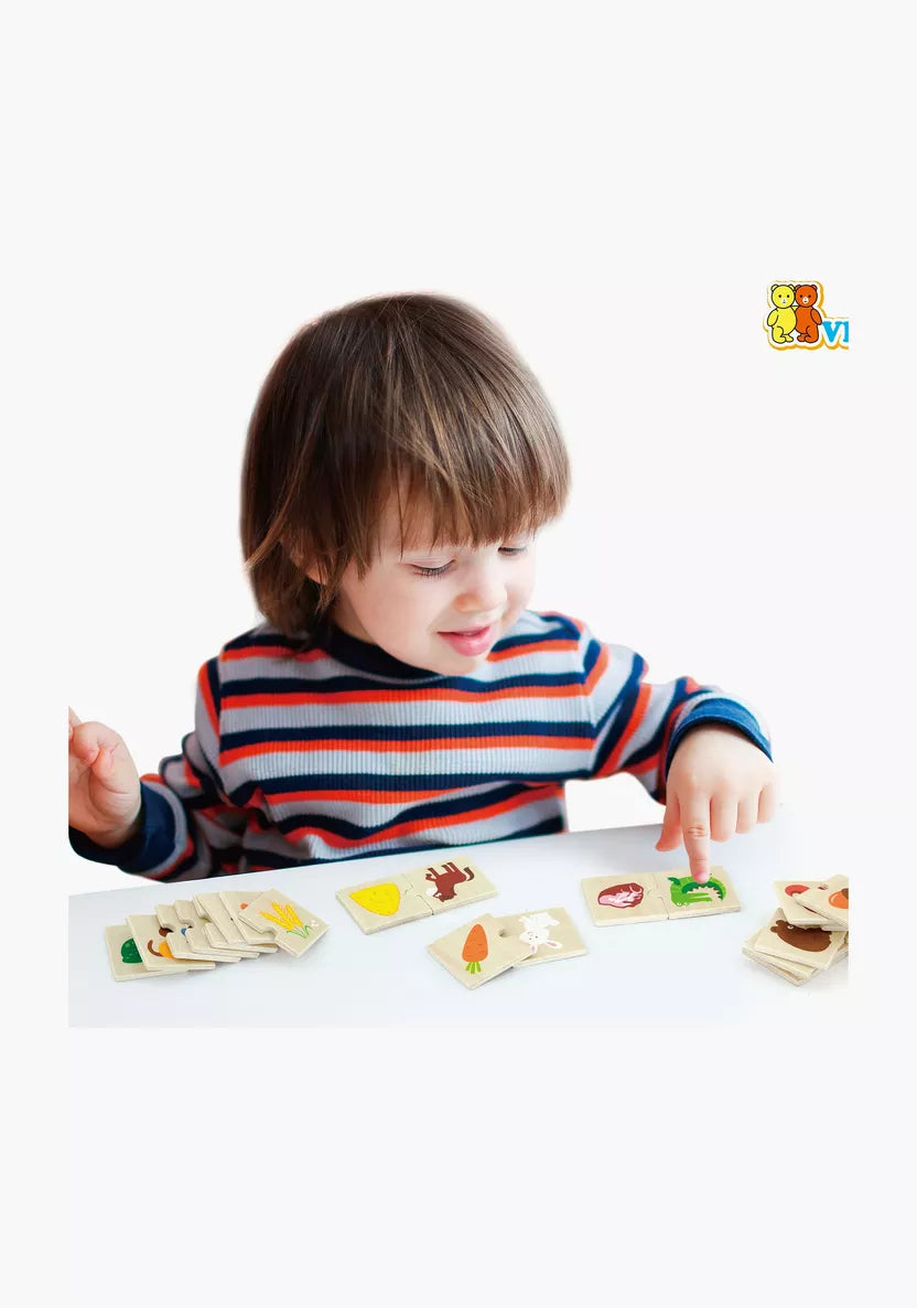Animal Feeding Puzzle Set