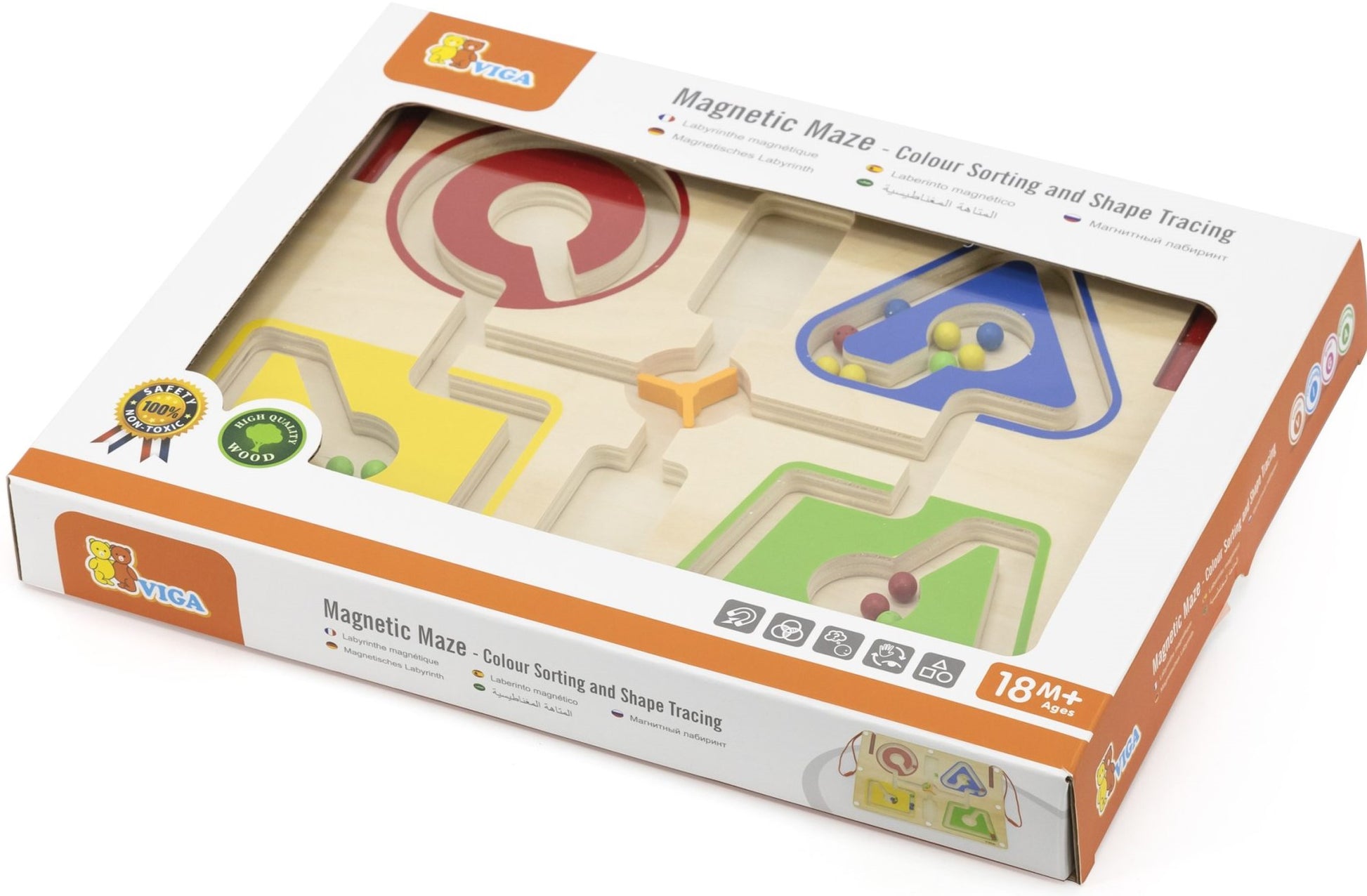 Magnetic Maze - Colour Sorting And Shape Tracing