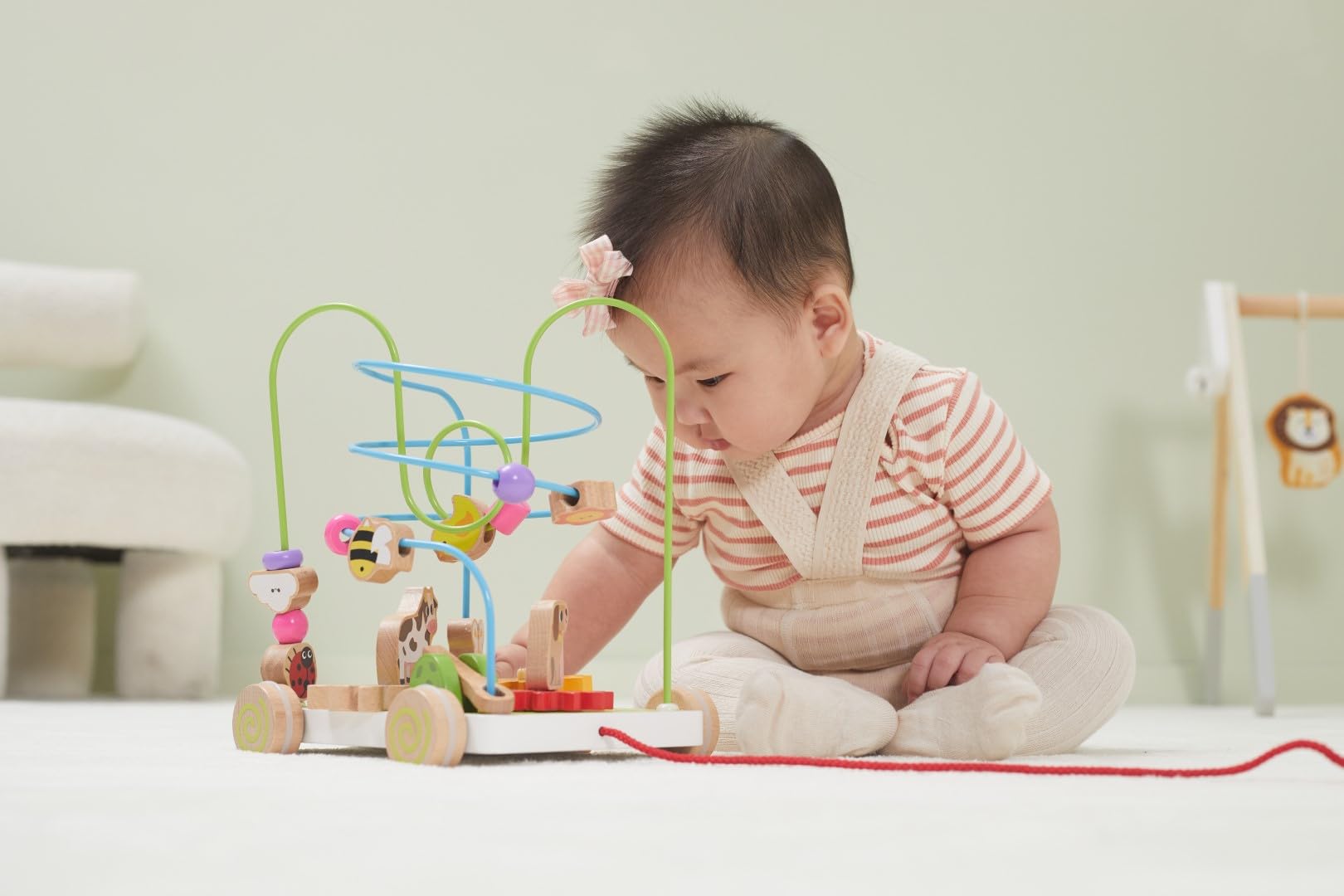 Pull Along With Bead Maze and Turning Gears
