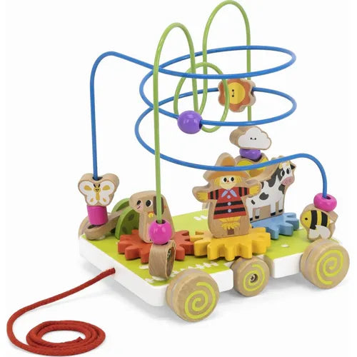 Pull Along With Bead Maze and Turning Gears
