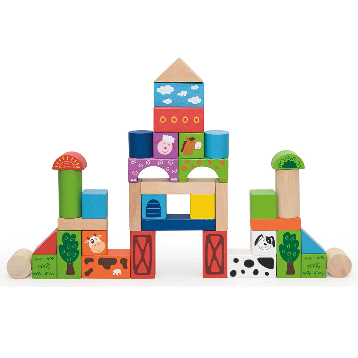 Wooden Blocks - Farm