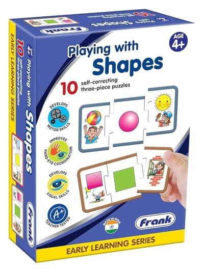 Frank Playing with Shapes Puzzle