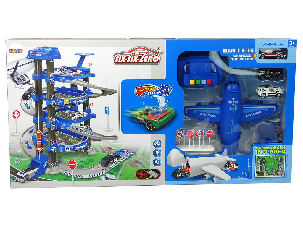 Multi-Story Toy Car Parking Garage Playset
