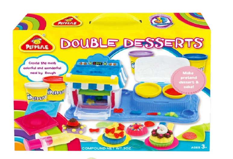 Peipeile Double Desserts Play Dough Set