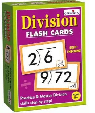 Division Flash Cards
