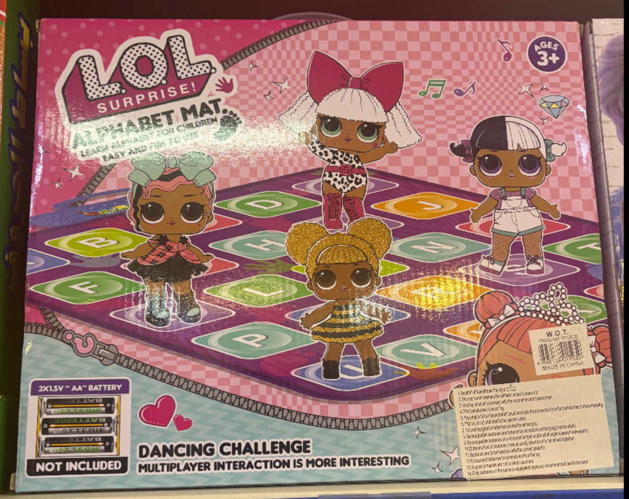 L.O.L Surprise Alphabet Mat