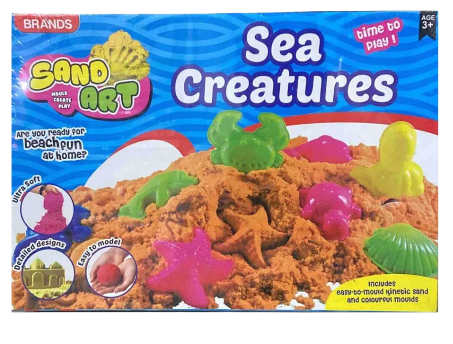 Sand Art Sea Creatures Shapes