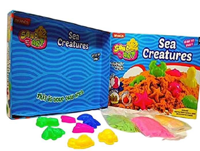 Sand Art Sea Creatures Shapes