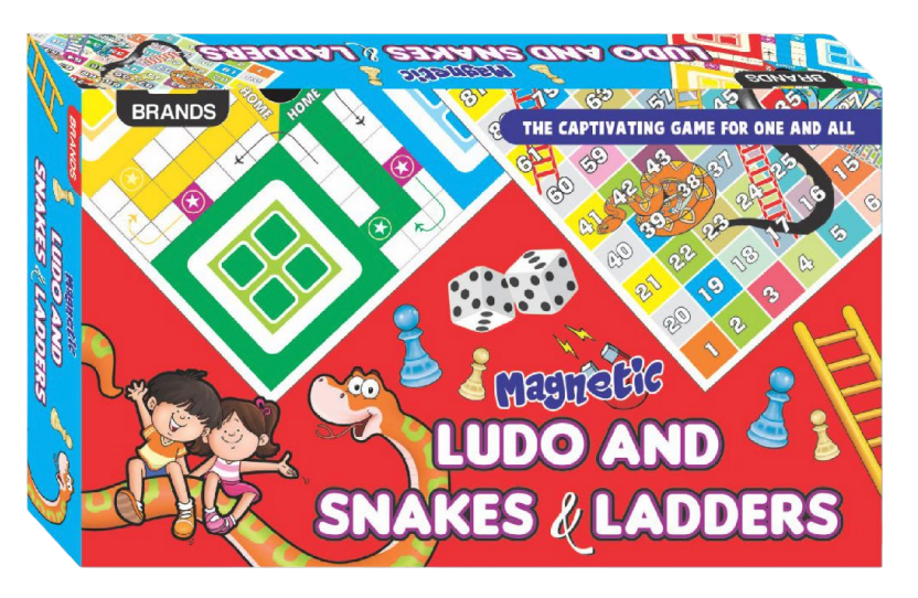 Magnetic Ludo And Snakes And Ladders Board Game