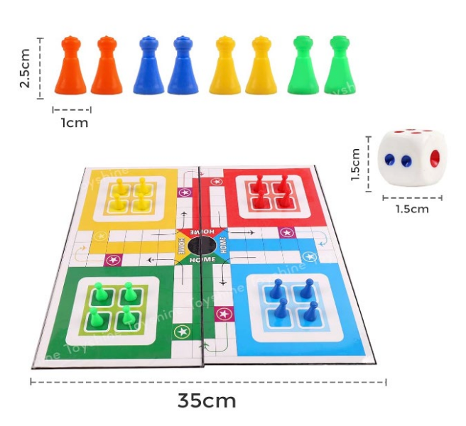 Magnetic Ludo And Snakes And Ladders Board Game