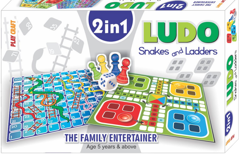 2 In 1 Ludo , Sankes and Ladders