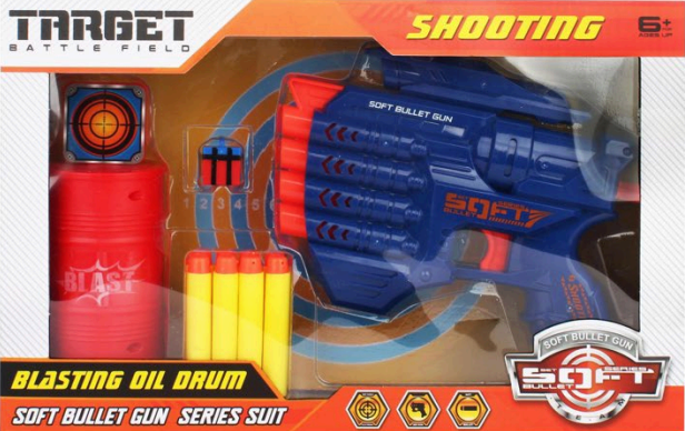 Soft Bullet Gun Toy Set