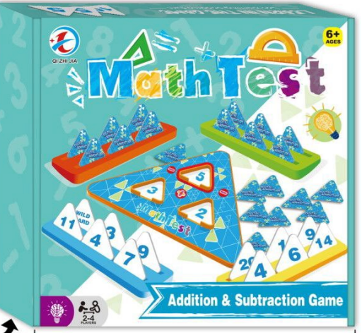Math Test Board Game