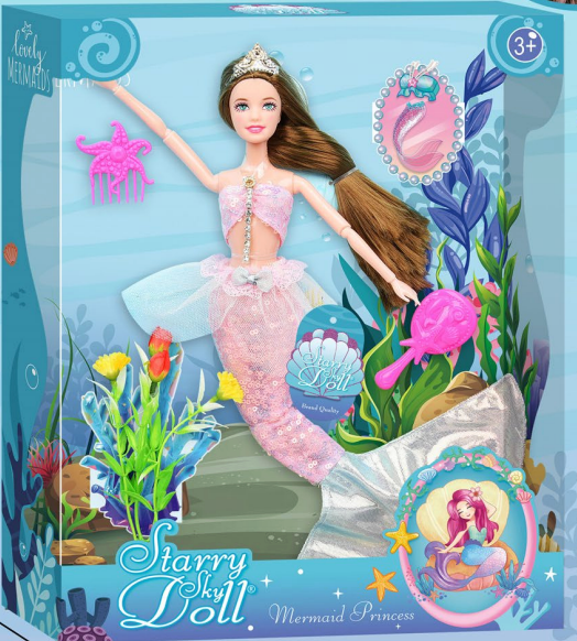 Mermaid Starry Sky Doll