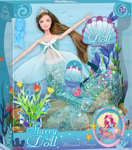 Mermaid Starry Sky Doll
