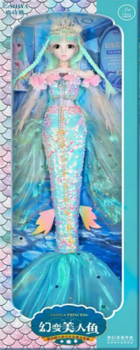 Mermaid Princess Doll