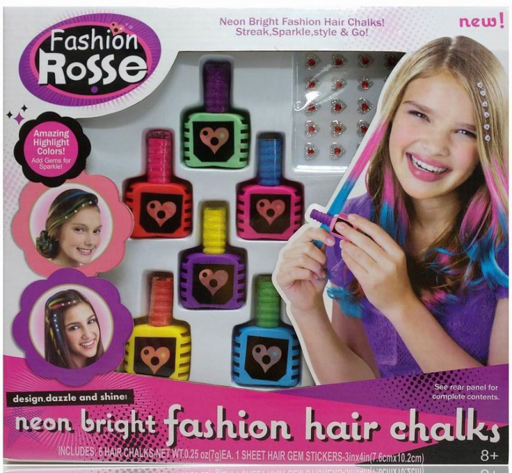Neon Bright Fashion Hair Chalks