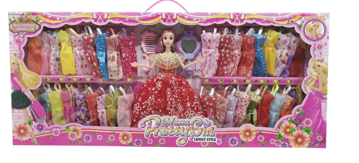 Modern Pretty Girl Lovely Style Doll Set