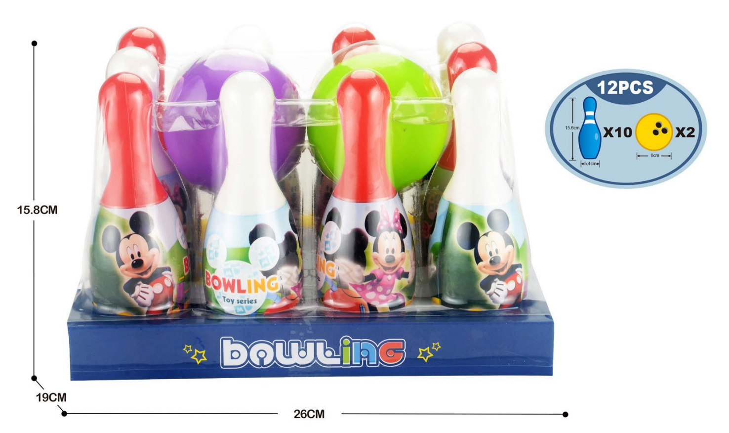 Mickey Mouse Bowling Set
