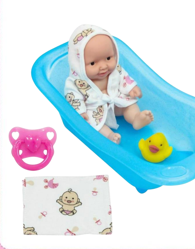 Baby Bathtub Doll Set