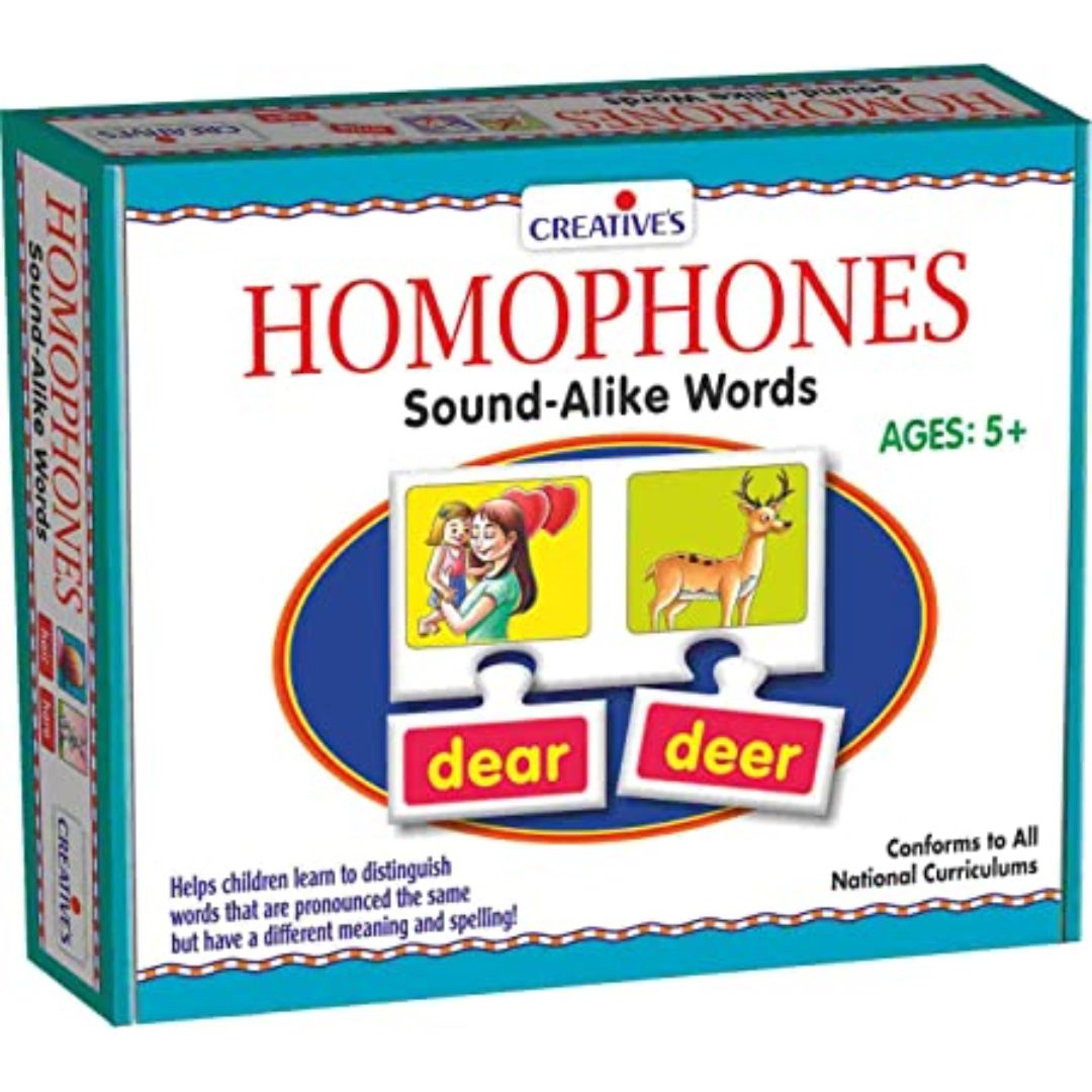 Homophones Educational Puzzel