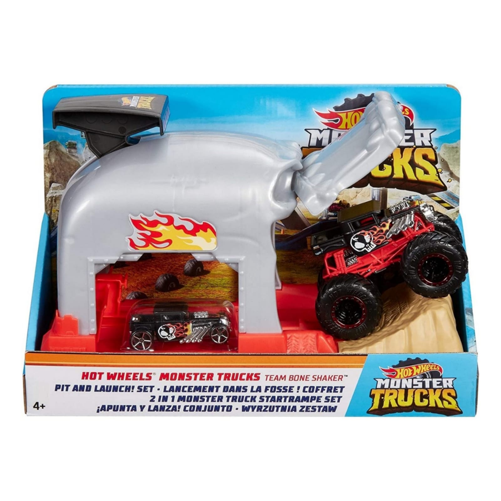 Hot Wheels Monster Truck Pit And Launch