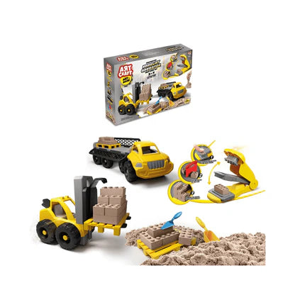 Dede Art Craft Forklift Operator Play Sand Set