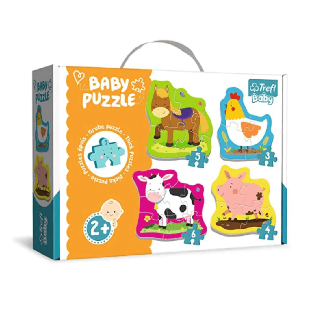 Trefl Baby Classic Animals on the Farm Jigsaw Puzzle