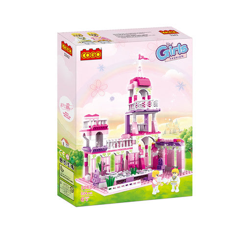 COGO Girls Princess Castle Building Block Set