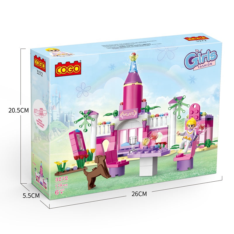 Cogo Princess Castel Building Block Set