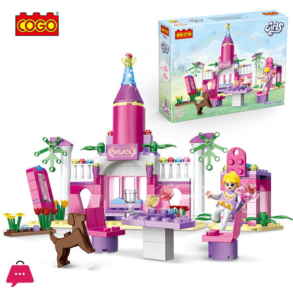 COGO Girls Princess Palace Building Block Set