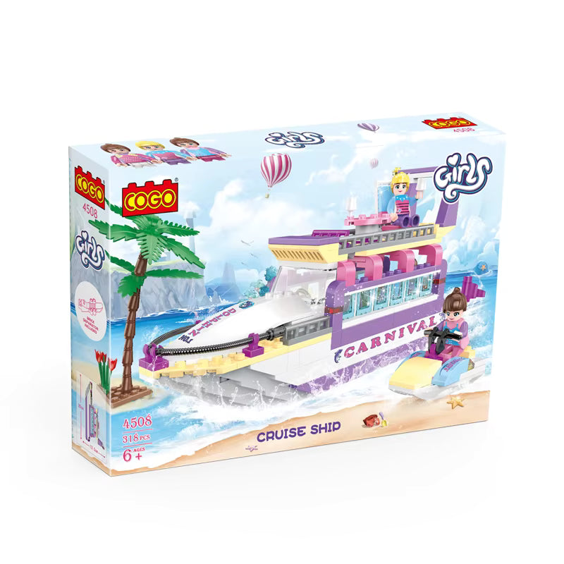 Cogo Cruise Ship Building Block Set