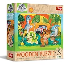 24 Wooden Puzzle - Meet the dinosaurs