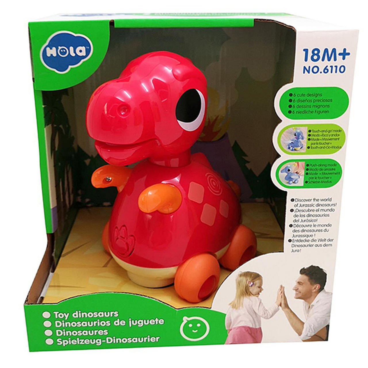 Hola Touch & Go Music Light Dino
