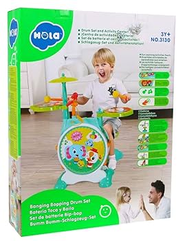 Musical drum with chair, Hola, Banging Bopping