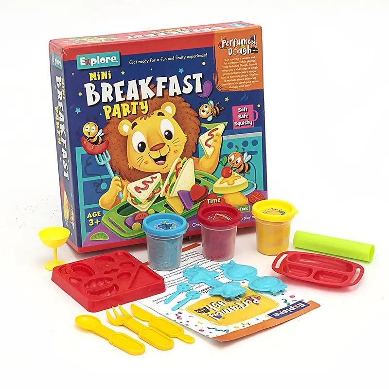 Mini Breakfast Party Play Dough Set