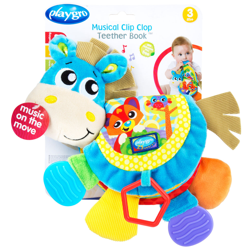 Musical Clip Clop Teether Book
