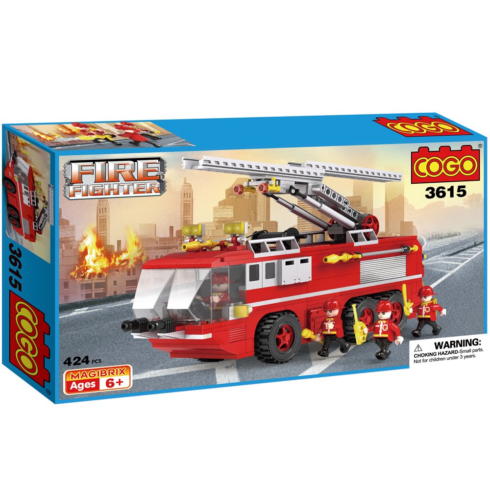 Cogo Fire Truck Building Block