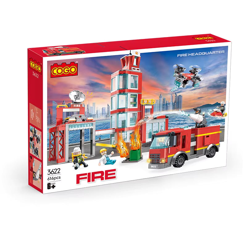 Cogo Fire Headquarters Building Blocks