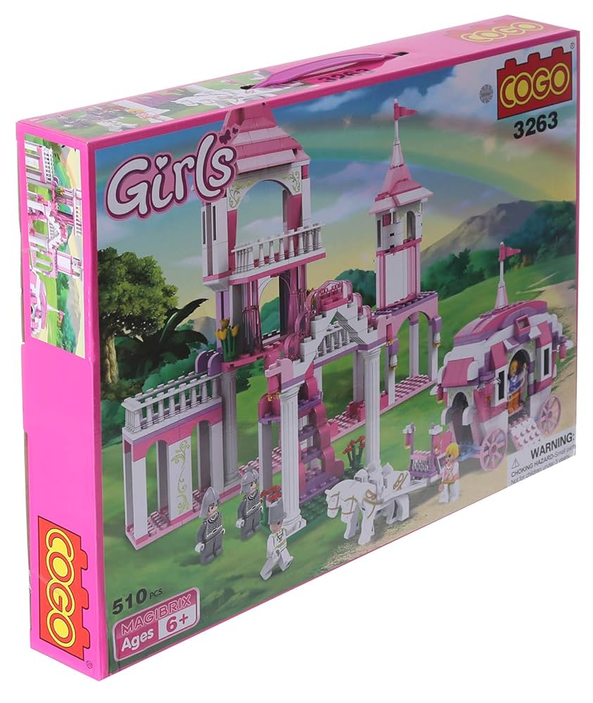 Cogo Girls Castle Building Block Set