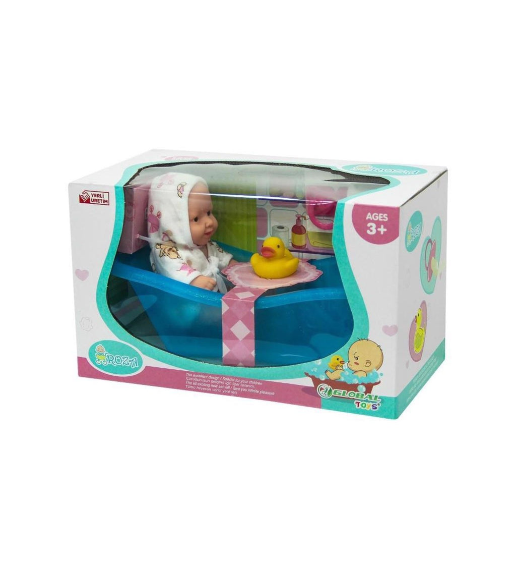 Baby Bathtub Doll Set