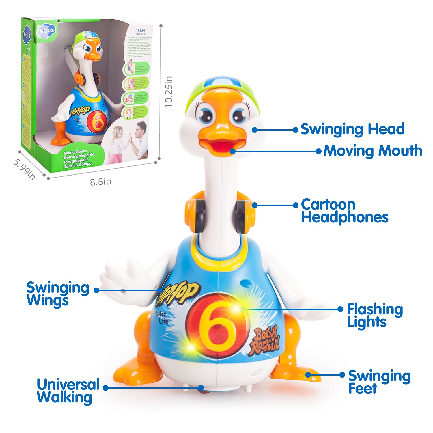 Hola Swing Goose Toy