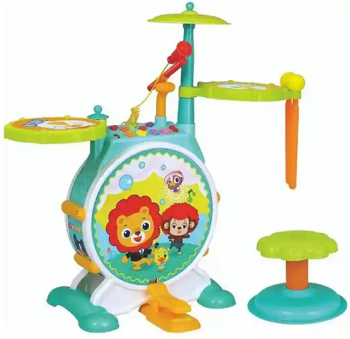 Musical drum with chair, Hola, Banging Bopping