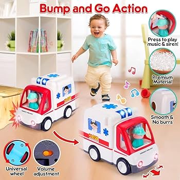HOLA Ambulance Toy (with lights/music/electric universal)