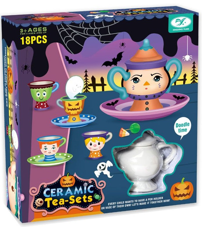 Helloween Ceramic Tea Set