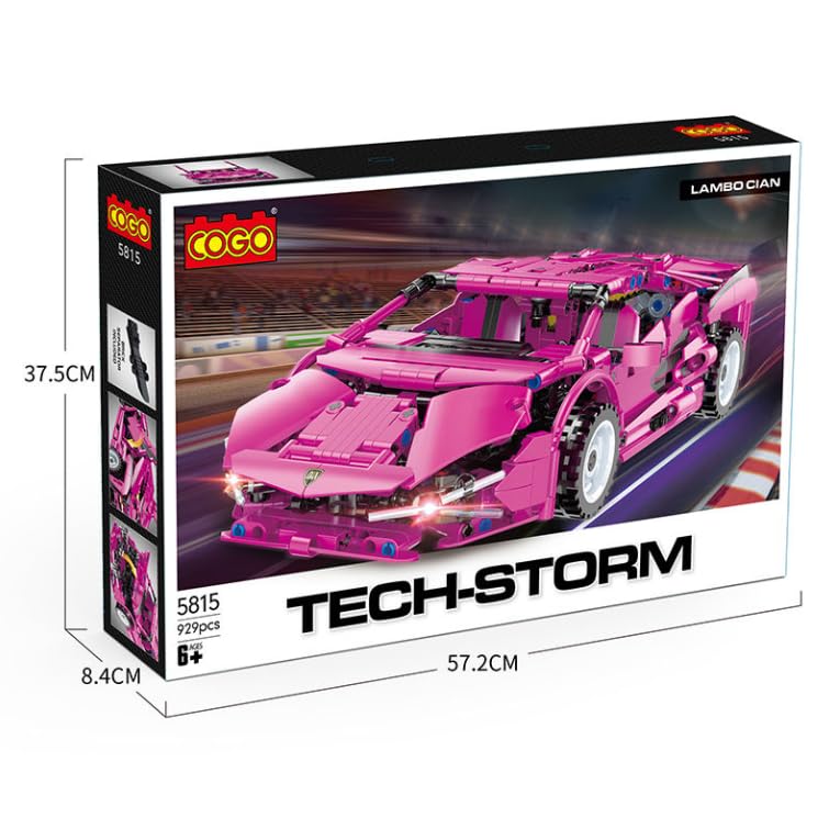 COGO Tech-Storm Lambo Cian Building Block Set