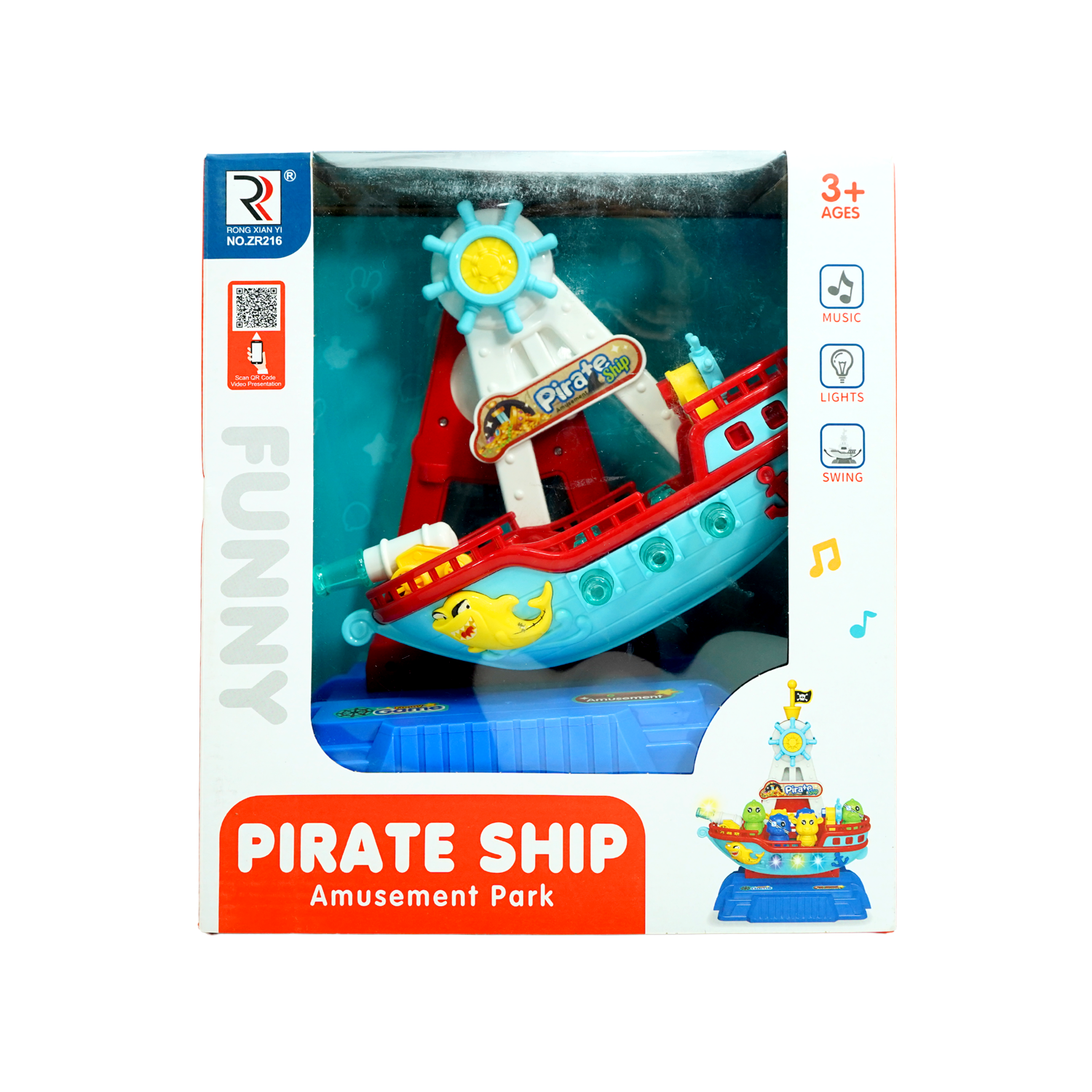 Pirate Ship Amusement Park Musical Toy